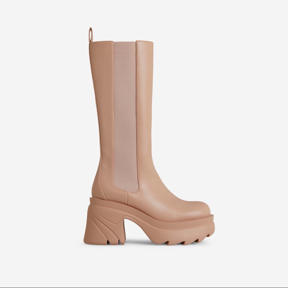Chunky Tan Boots